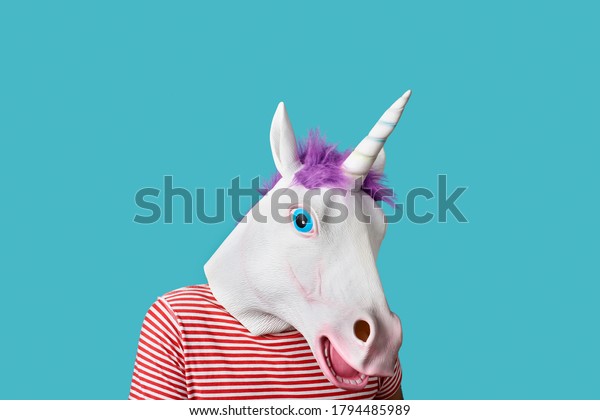 unicorn head mask gif