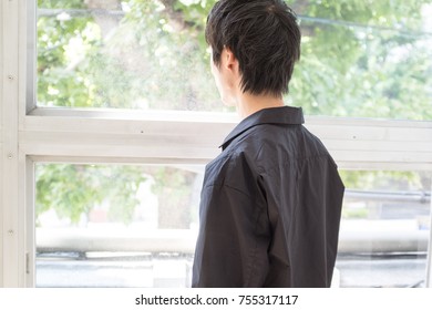 Man at the window