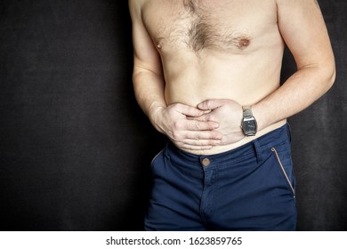 Front View On Colostomy Bag Attached Stockfoto 1599277450 | Shutterstock