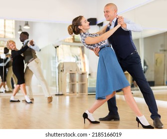 Man and woman learning to dance classical - Powered by Shutterstock