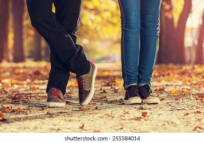 man woman leg couple love feelings