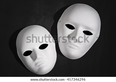 Man and woman mask