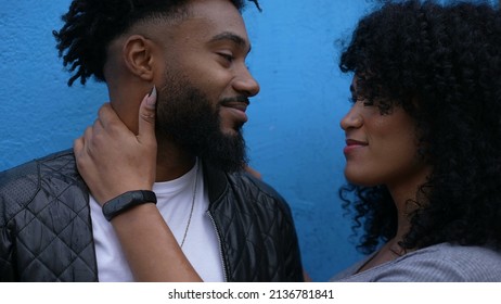 Man Woman Relationship Laughing Smiling Outside Stock Photo 2136781841 