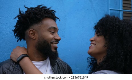 Man And Woman Relationship Laughing And Smiling Outside Candid Couple Real Life Laugh And Smile