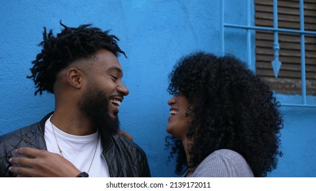 Man And Woman Relationship Laughing And Smiling Outside Candid Couple Real Life Laugh And Smile