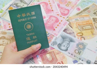 中華民国旅券のロイヤリティフリー画像