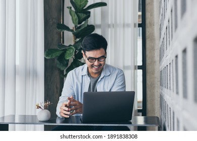 man work using computer hand typing laptop keyboard contact us.student study learning education online.adult professional people chatting search at office.concept for technology device business - Shutterstock ID 1891838308