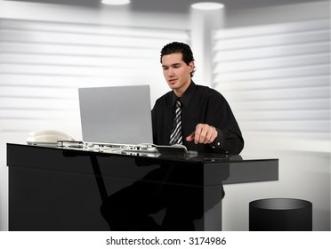 Man working