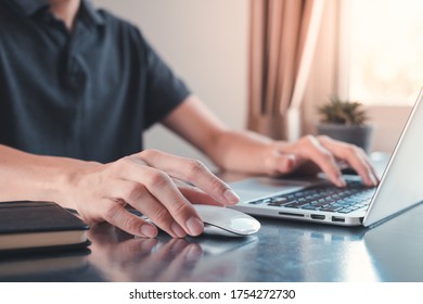 Man working by using technology in the room