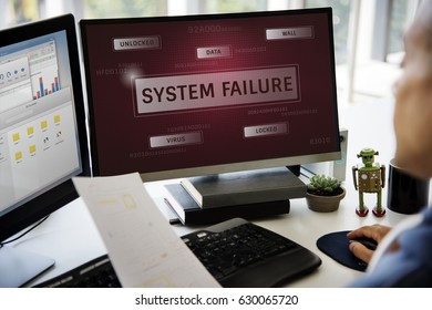 Man working on computer network graphic overlay - Powered by Shutterstock - Get 15% off with code: PIKWIZARD15