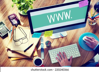 Man Working on a Responsive Web Design - Shutterstock ID 220240366