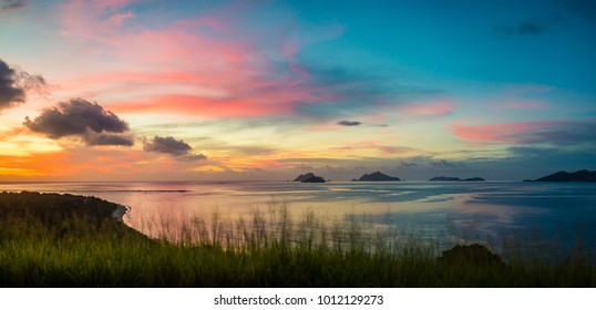 Mana Island Sunset