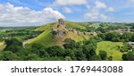 I managed to get a really nice angle and height  to take this image of Corfe Castle 