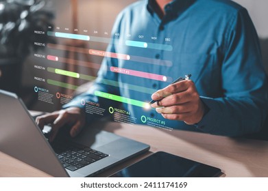management, analysis, chart, dashboard, progress, planning, task, schedule, growth, team. schedule app. task manager UI template with project timeline, schedule, management dashboard interface. 