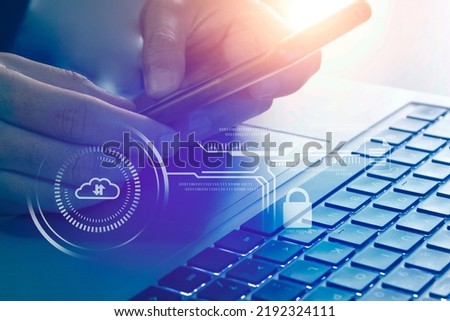 management of data security on cloud storage system , key identification system concept
