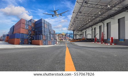 Management logistics of Industrial Container Cargo for Import Export business.