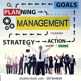 Management Organization Strategy Process Controlling Concept