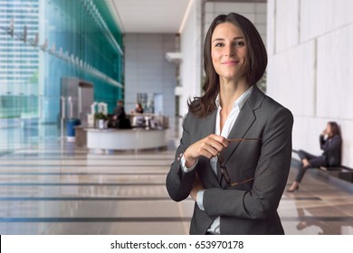 Management Staff Member With Big Warm Smile Happy Genuine Positive Attitude As Company Employee