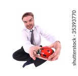 manager and toy
