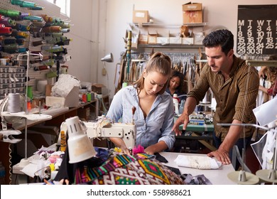 Manager Training Machinist At A Clothing Design Studio