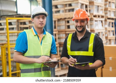 Manager  using tablet Checke-Commerce Online Orders e-businessonline. In store Background Warehouse Retail Center with  boxes global logistics network  Products Delivery Infographics in Logistics