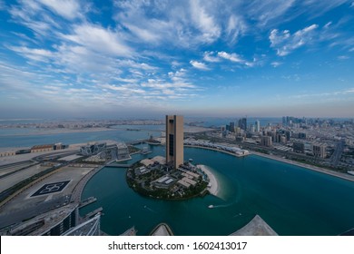 Manama, Bahrain - Aerial View Of Four Season Hotel Bahrain Taken On December 2019