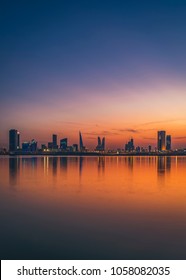 Manama, Bahrain - Beautiful view of Manama City taken on Mar 2018