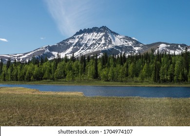 Manaraga Mountain In Komi Republic, Russia