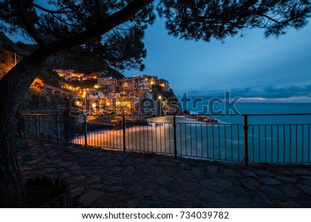 Manarola, Cinque Terre Natural Park, La Spezia, Ligurian Sea, Liguria, Italy