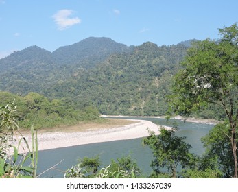 Manas National Park UNESCO Natural World Heritage Site, A Project Tiger Reserve, An Elephant Reserve And A Biosphere Reserve In Assam, India. Endemic Species Assam Roofed Turtle, Hispid Hare, Pygmyhog