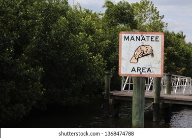 Manatee Area Sign