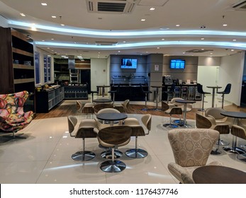  Manaus, Brazil - August 23, 2018: Interior Of TravelCorp Harmony Lounge At Manaus International Airport – Eduardo Gomes.