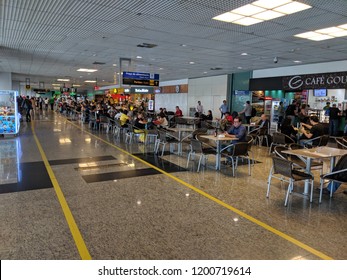 Manaus, Brazil - August 23, 2018: Interior Of The Terminal At Manaus Airport (MAO).