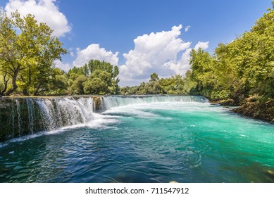 Manavgat Waterfall In Turkey