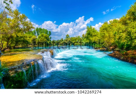 Manavgat Waterfall in Turkey 