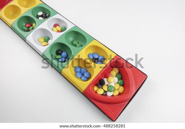 Download Mancala Family Board Games Played Around Stock Photo (Edit Now) 488258281