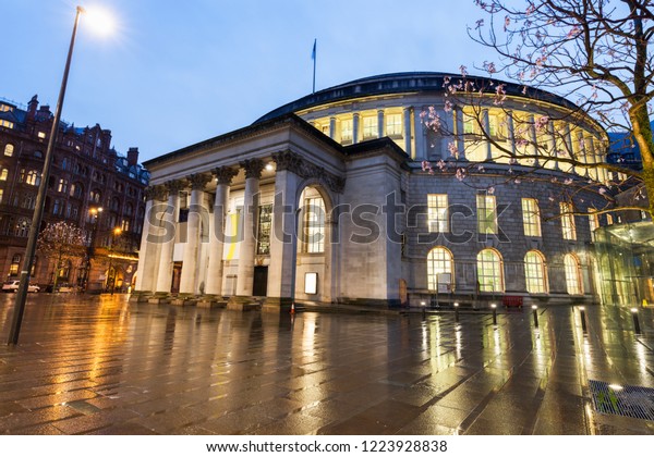 Manchester Central Library Manchester North West Stock Photo - 