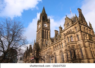 Manchester - city in North West England (UK). City Hall.