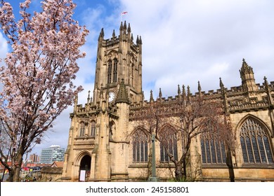 Manchester - city in North West England (UK). Anglican Cathedral.