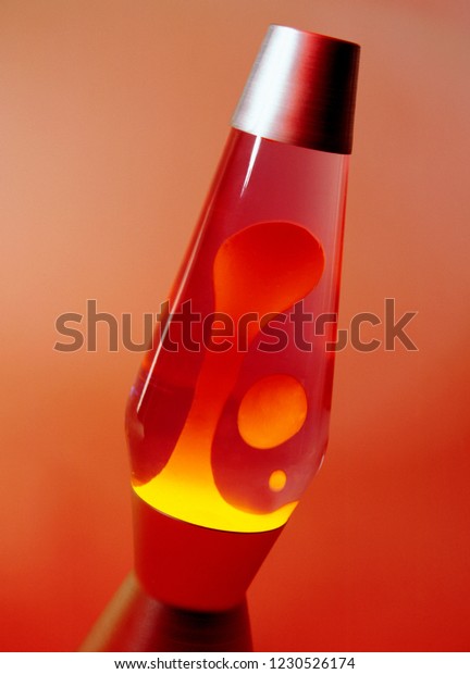 Manchester.\
England. 03.14.01. A lava lamp (or Astro lamp) is a decorative\
novelty item, invented in 1963 by Edward Craven Walker, the founder\
of the British lighting company\
\'Mathmos\'