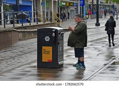 Manchester, England - 10th July 2020: The Obesity Problem Continues In The UK Amidst The Corona Virus Pandemic And A Homelessness Crisis