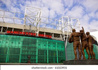 MANCHESTER, ENGLAND - JUNE 4: Old Trafford stadium on June 4 ,2009 in Manchester, England. Old Trafford is home of Manchester United football club