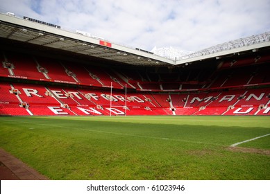 MANCHESTER, ENGLAND - JUNE 4: Old Trafford stadium on June 4 ,2009 in Manchester, England. Old Trafford is home of Manchester United football club