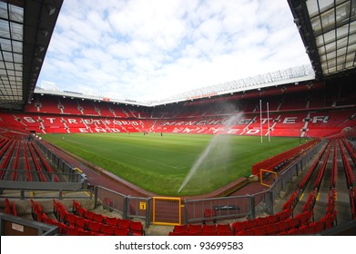 MANCHESTER, ENGLAND - JUNE 4: The Old Trafford stadium on June 4 ,2009 in Manchester, England. Old Trafford is home of Manchester United football club