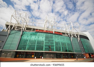 MANCHESTER, ENGLAND - JUNE 4: The Old Trafford stadium on June 4 ,2009 in Manchester, England. Old Trafford is home of Manchester United football club