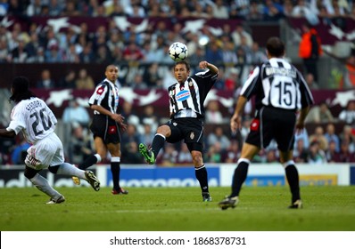 Manchester, ENGLAND - May 28, 2003: 
Antonio Conte In Action 
During The UEFA Champions League Final Juventus FC V AC Milan At The Old Trafford Stadium.
