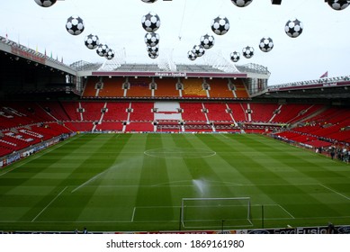 Manchester, ENGLAND - May 28, 2003: 
A General View Of Old Trafford Before Kick Off
During The UEFA Champions League Final Juventus FC V AC Milan At The Old Trafford Stadium.
