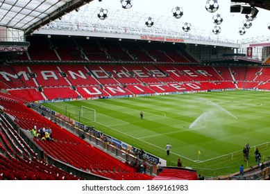 Manchester, ENGLAND - May 28, 2003: 
A General View Of Old Trafford Before Kick Off 
During The UEFA Champions League Final Juventus FC V AC Milan At The Old Trafford Stadium.
