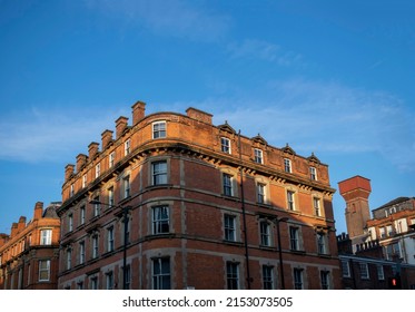 Manchester, Lancashire, England - April 20, 2022. Uk Brick Building On Dale Street In Manchester.