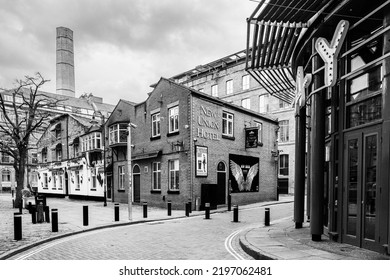 Manchester, Lancashire, England, UK - March 2022: The New Union Hotel In The Gay Village In Mancester City Center